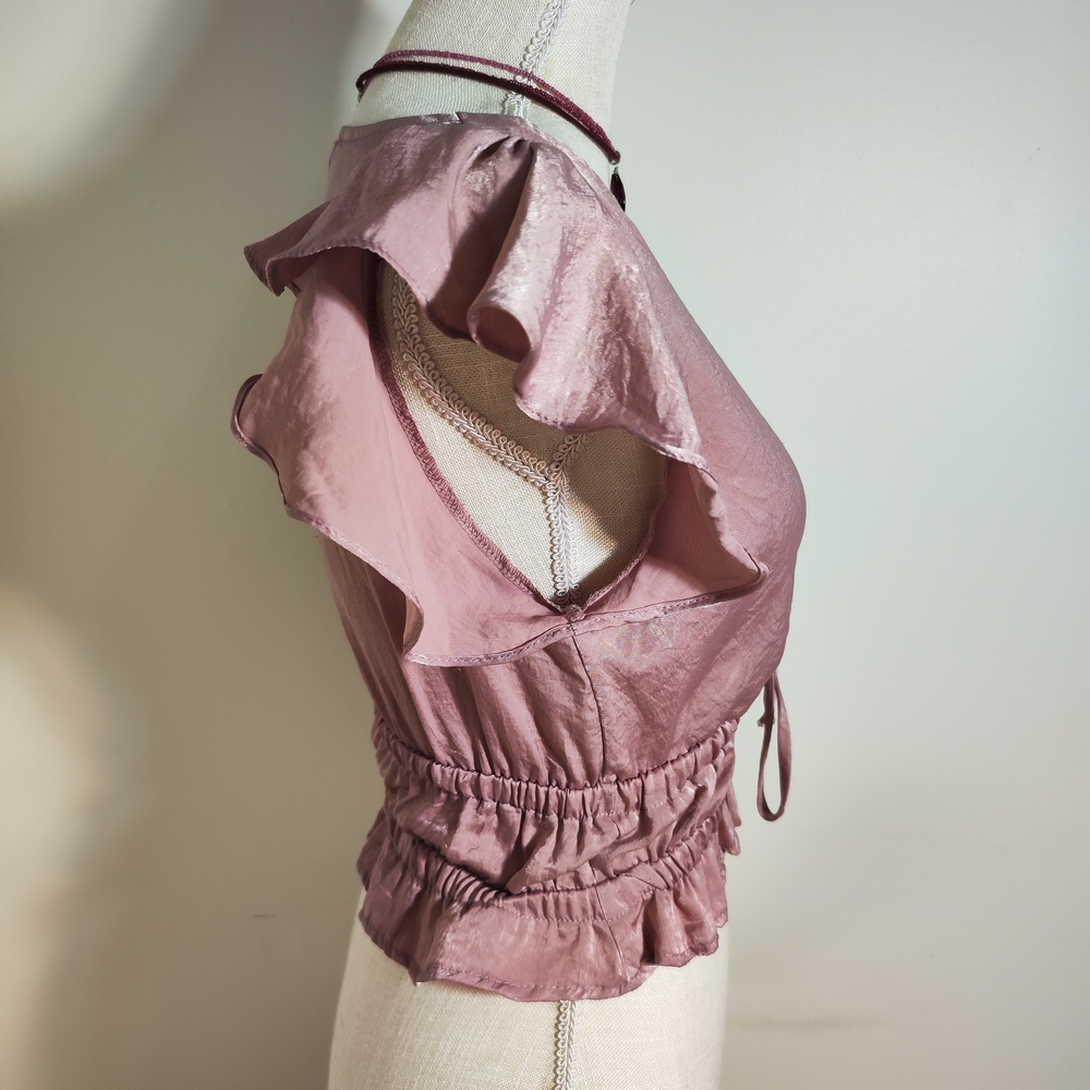 American Eagle Outfitters Pink Crop Top - Picture 2 of 6